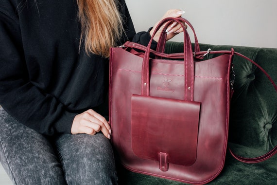 Leather Women tote Bag,Shoulder Leather Tote,Leather tote Laptop Bag,Crossbody tote gift,Leather handbag tote,Leather Diaper Bag,Wife gift