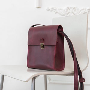Sac bandoulière en cuir femme sac à bandoulière Mini sac bandoulière sac à main en cuir femme sac à main minimaliste sac bandoulière cadeau
