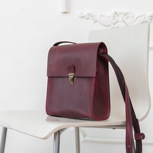 Leather Crossbody Bag Women Shoulder Bag Mini Bag Cross Body Bag Leather Purse Woman Handbag Minimalist Bag Cross Body Bag Gift