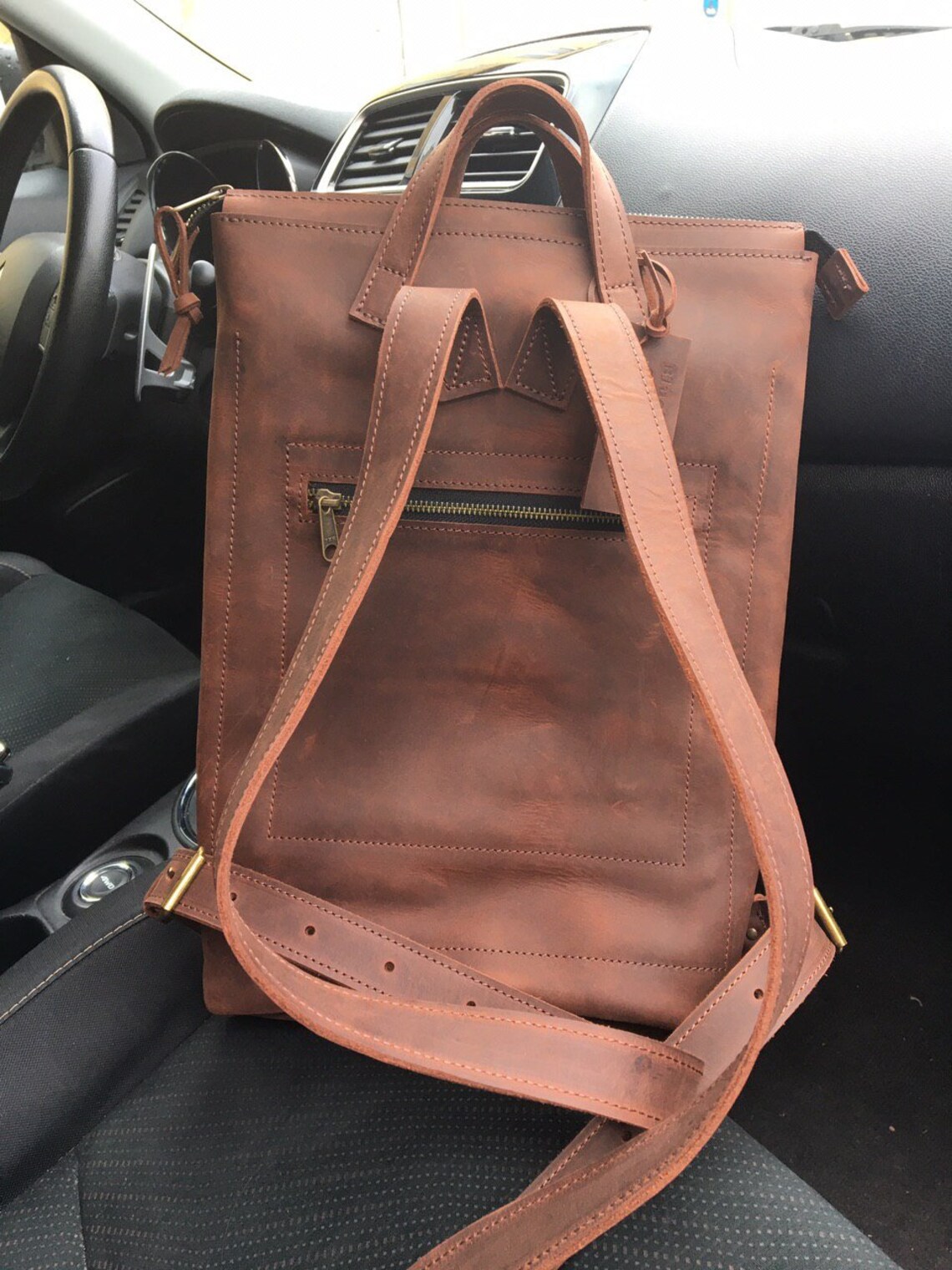 Leather Backpack for womenLeather laptop BackpackLeather Etsy