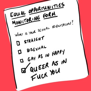 Conjunto de cartões postais queer