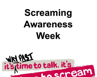 Screaming Awareness Week: mental health zine - DIGITAL DOWNLOAD