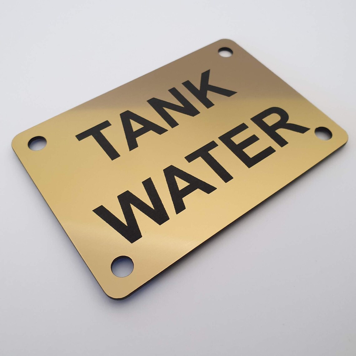 Tank Water Sign Plaque - Etsy Canada