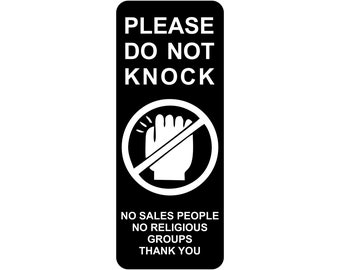 Schild 'No Cold Callers' – 15x12 Cm, Wetterfest, Kunststoff, 2 Stück, Für Haus Und Garten