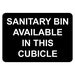 see more listings in the Restroom Signs section
