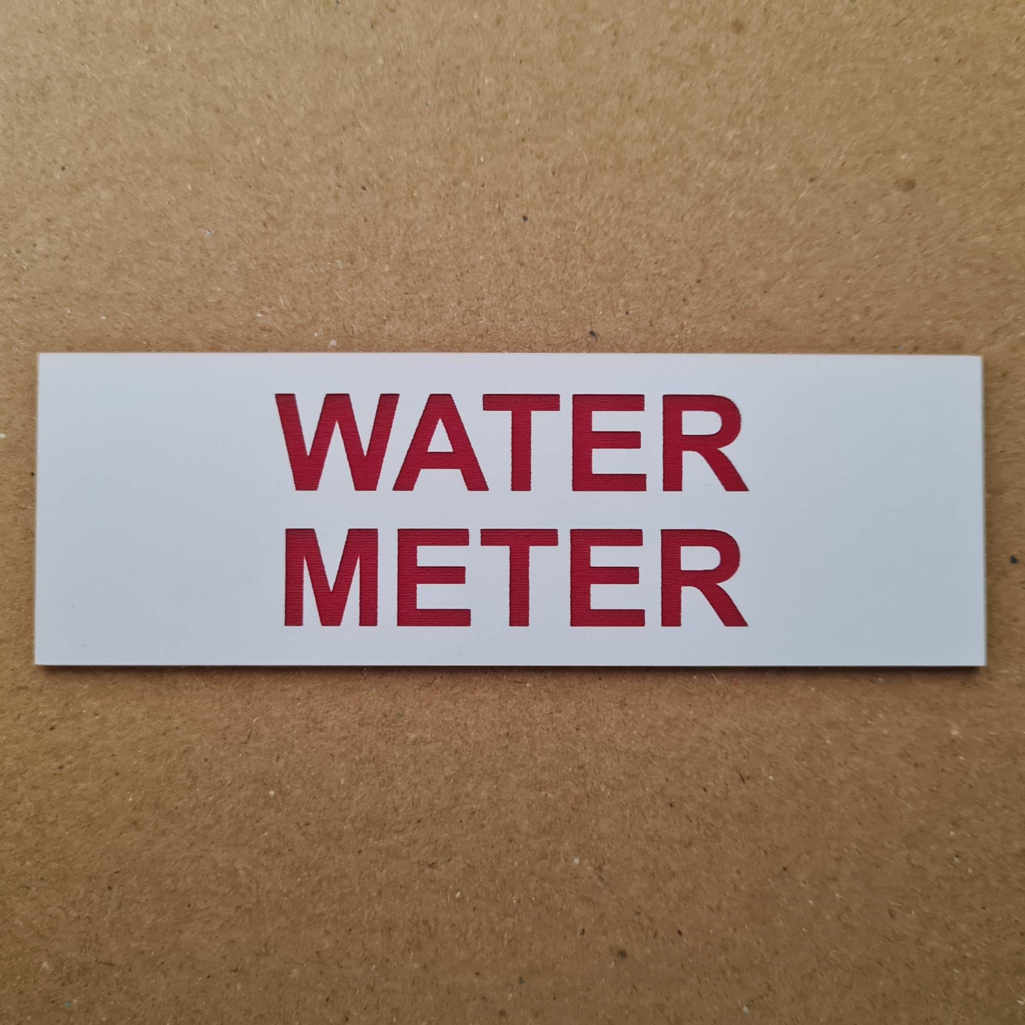 Water Meter Sign Plaque - Etsy