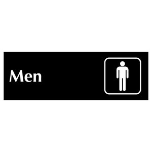 Men Toilet Sign Plaque