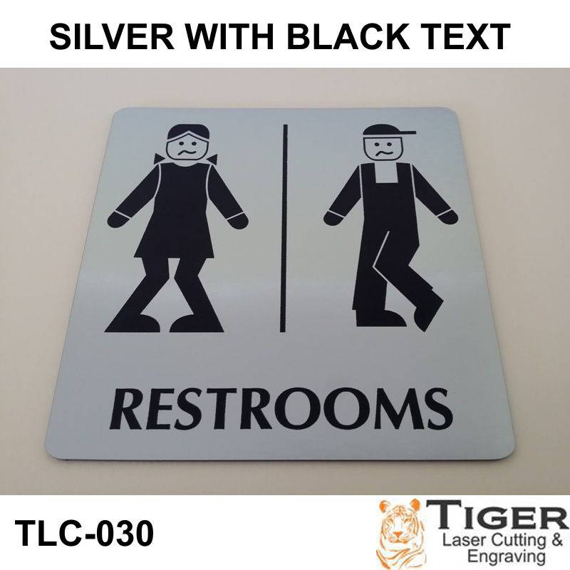 FUNNY BATHROOM SIGN Bow-legged Unisex Restroom Sign Plaque - Etsy Australia