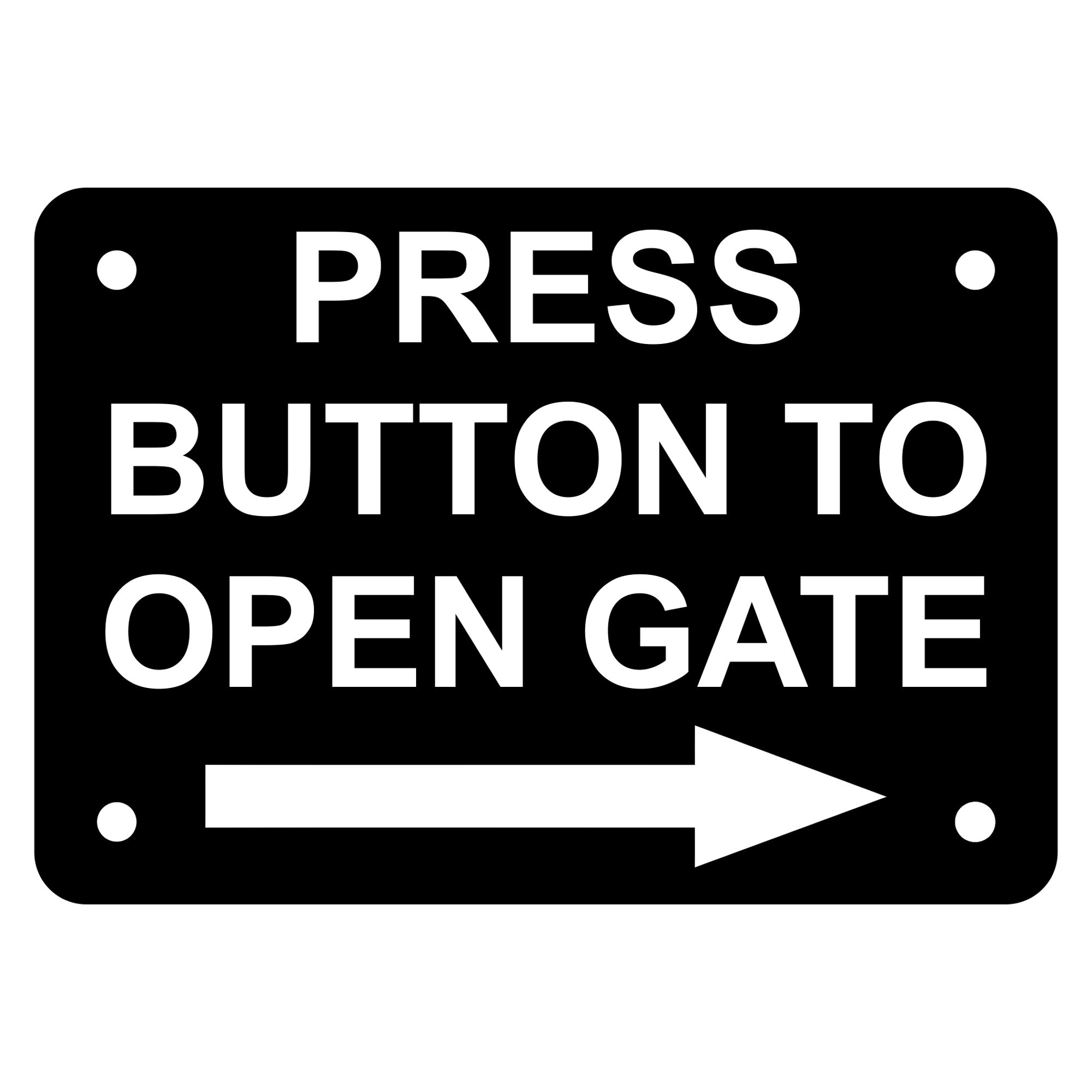 Press button sign - Openclipart