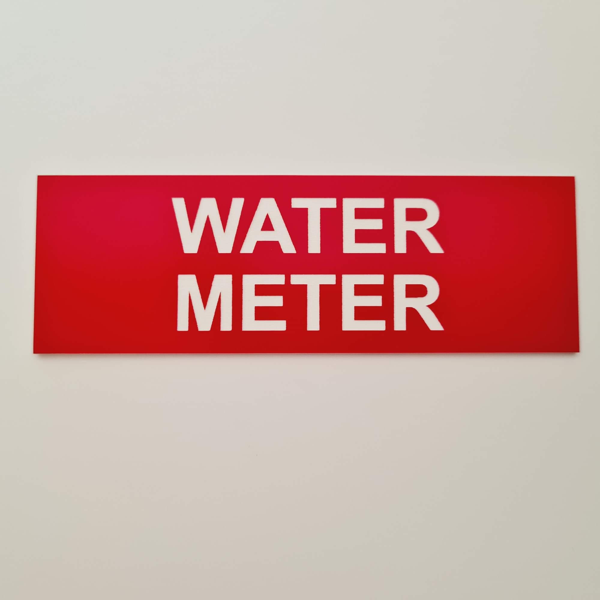 Water Meter Sign Plaque - Etsy