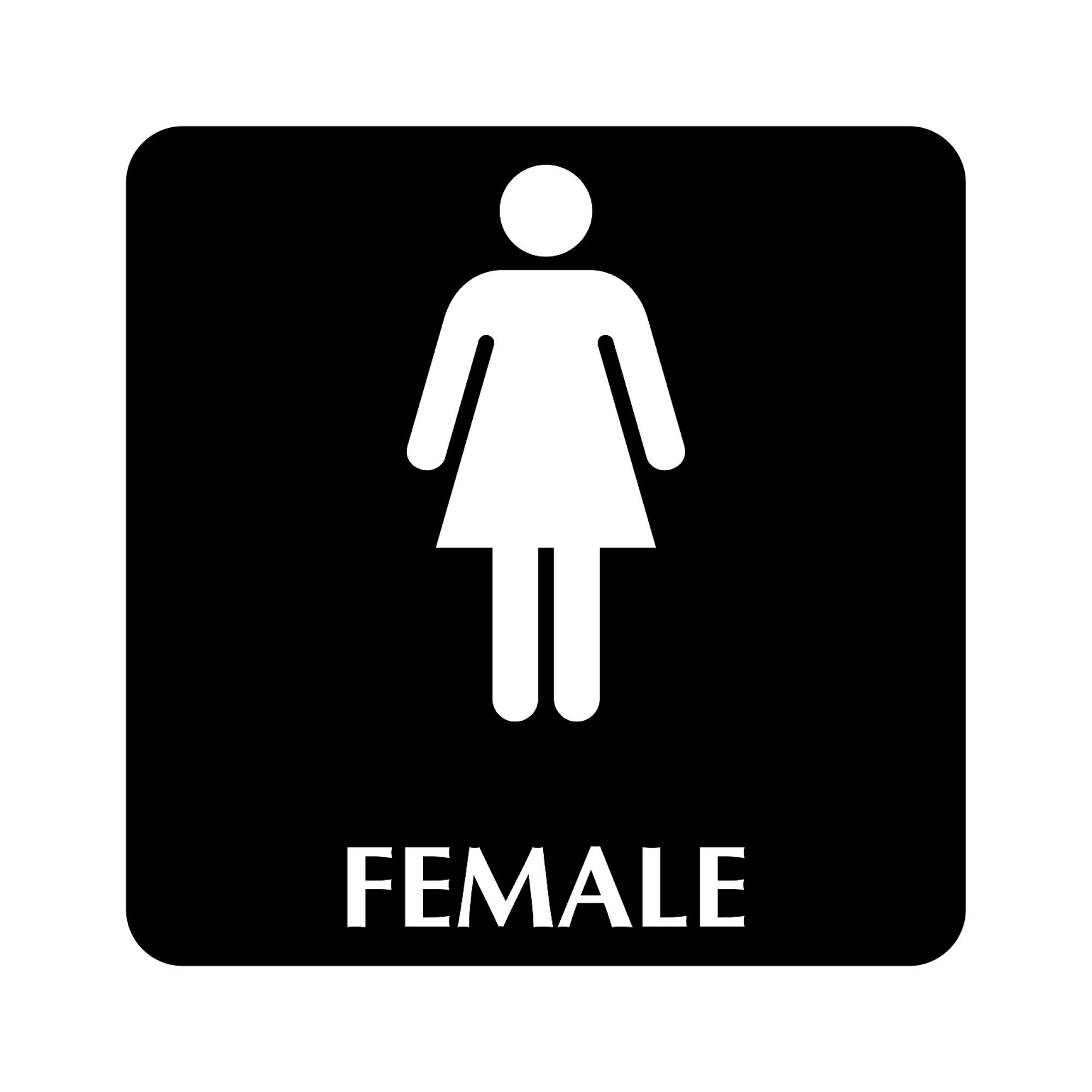 Female Toilet Sign Plaque Restroom Bathroom - Etsy, image size:2000x2000