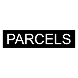 PARCELS - Laser Engraved Letterbox Mailbox Sign