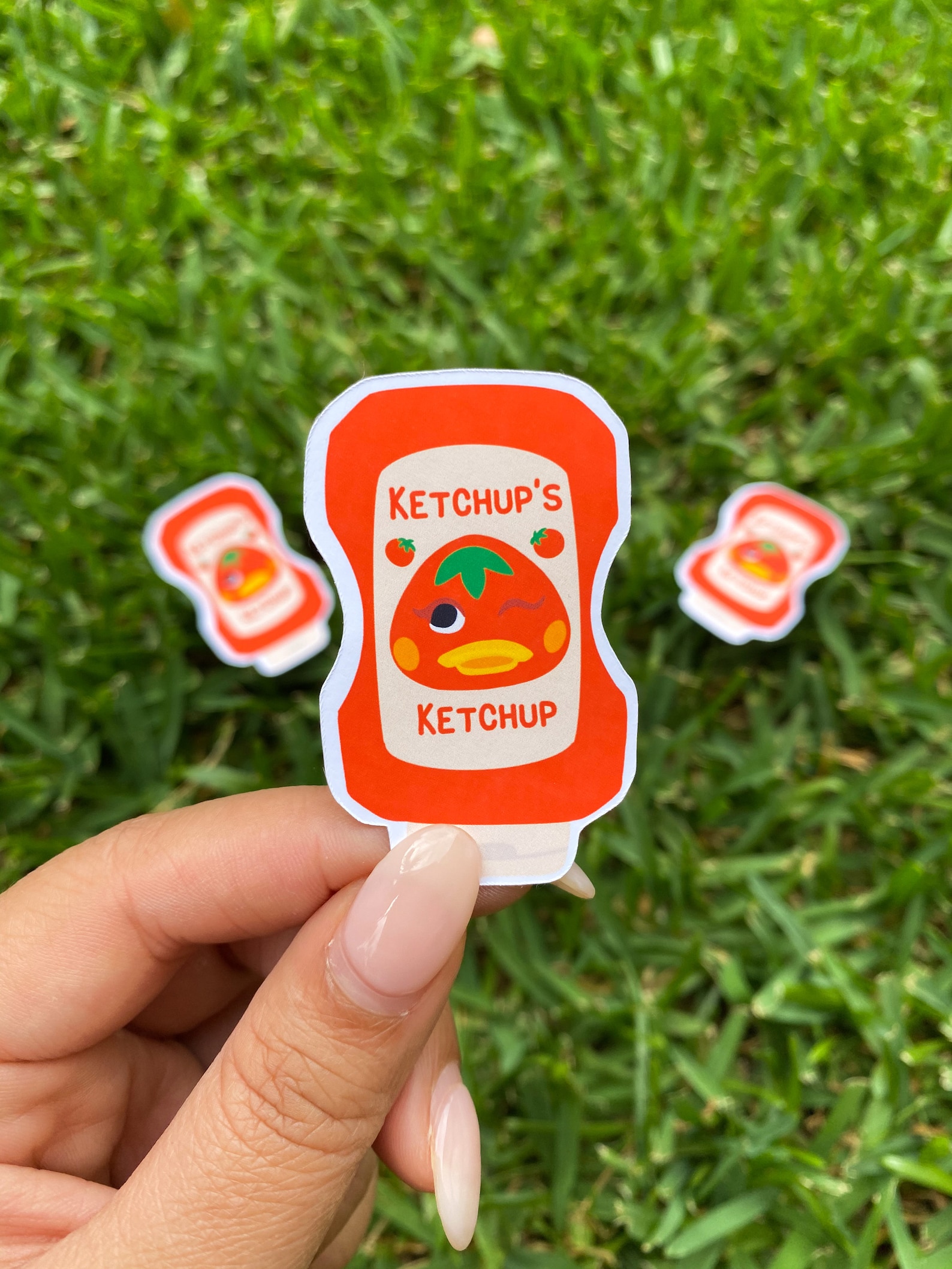 Ketchup Animal Crossing New Horizons Sticker Etsy