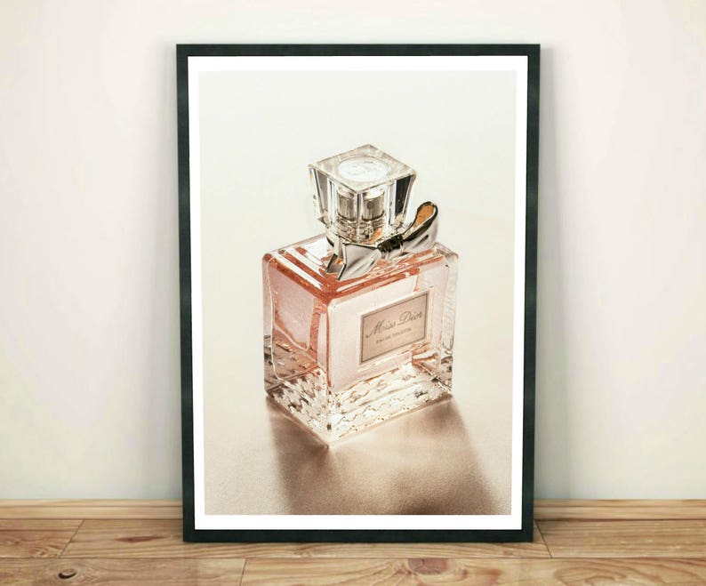 Dior Print Impression De Parfum Bouteille De Parfum Dior Etsy