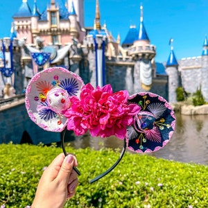 Disney Parks Coco Crochet Dia De Los Muertos Minnie Mouse Ears