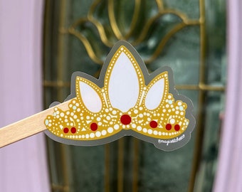 Rapunzel Crown Sticker, Disney Stickers, Punzie, Best Day Ever, Stationery, Cute Stickers, Disneyland, Flynn Ryder
