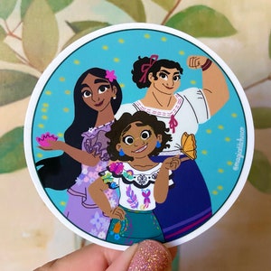 Encanto, Madrigal Sisters, Mirabel, Isabel, Luisa, Disney Stickers, Sticker, Stationery, Disneyland, Disney Movies, Dos Oruguitas
