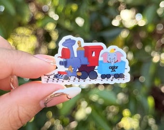 Casey Jr train sticker, Dumbo, Disney inspired, Stickers, waterproof