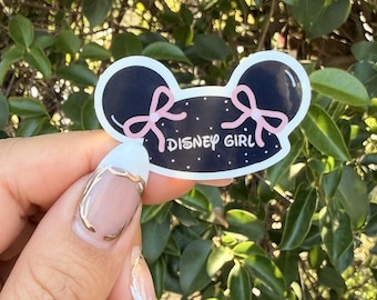 Disney Girl Mouseketeer sticker, Disney inspired, Stickers, Magical, waterproof