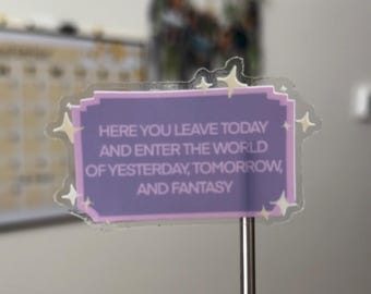 Disney Marquee sign, sticker, Disneyland, Disney parks, Disney, Stationery, Cute Stickers, Disneyland, Magic Key