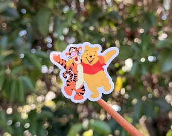 Pooh and Tigger, Hundred Acre Woods, Disney inspired, Stickers, waterproof