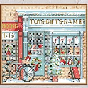 Cross stitch pattern Christmas Showcase #3, Christmas cross stitch, holiday embroidery, Christmas decor, PDF, printable, noel cross stitch