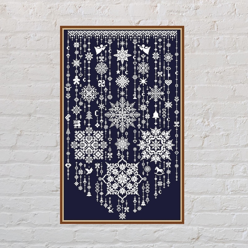 Lilas Quaker Cross Stitch - Etsy