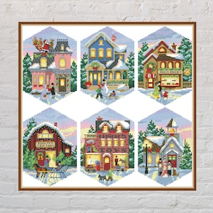 Cross stitch pattern Christmas Ornaments #11, Christmas cross stitch, holiday embroidery, Christmas decorations, printable, digital PDF file