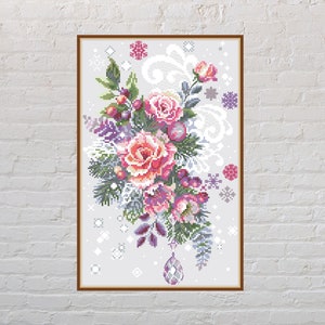 Cross stitch pattern Christmas Decor #9, Christmas cross stitch, holiday embroidery, winter cross stitch, printable, digital PDF file