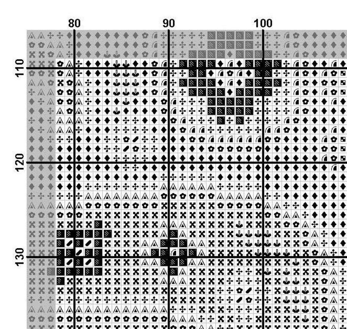 Cross Stitch Pattern Orient Sampler 3 Carpet Cross Stitch Etsy
