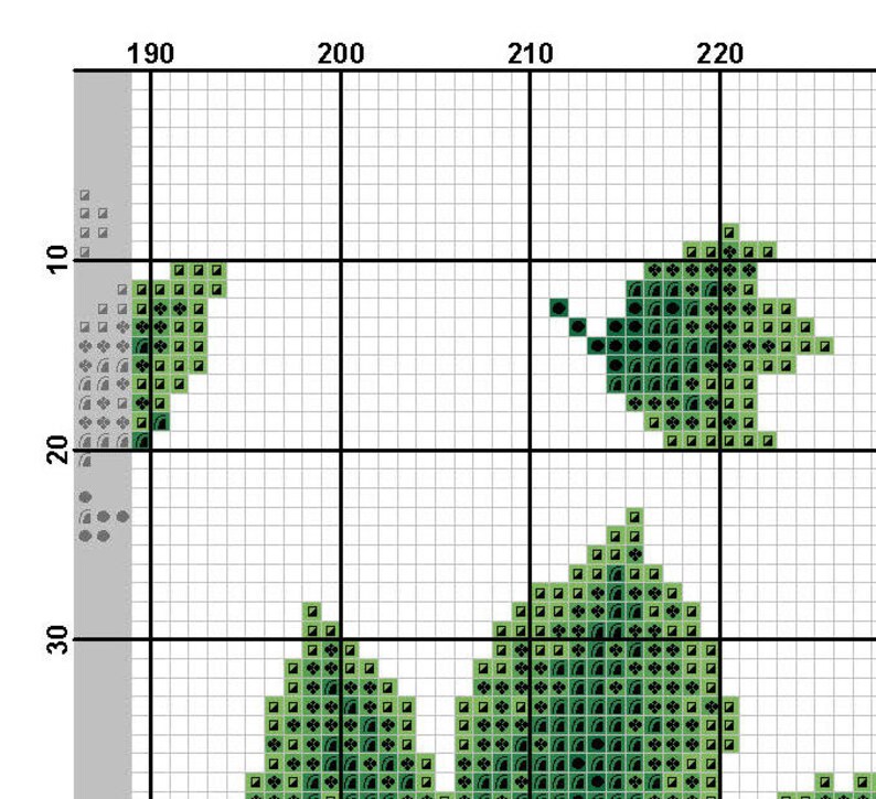 Cross Stitch Pattern Four Seasons Tree Nature Cross Stitch Etsy