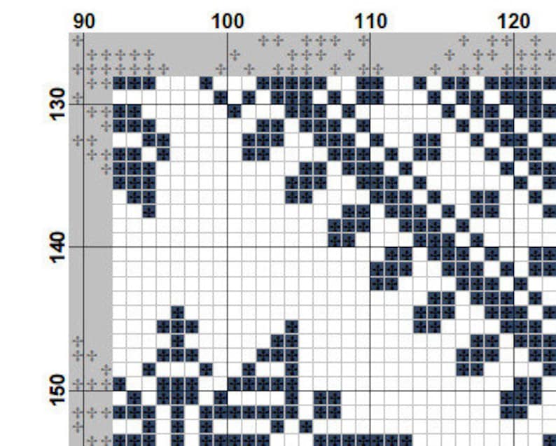 Quaker Sampler Cross Stitch Pattern Blue Fantasy Patchwork - Etsy