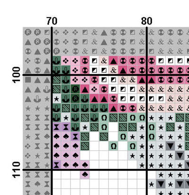 Cross Stitch Pattern Christmas Decor #3, Christmas Cross Stitch ...