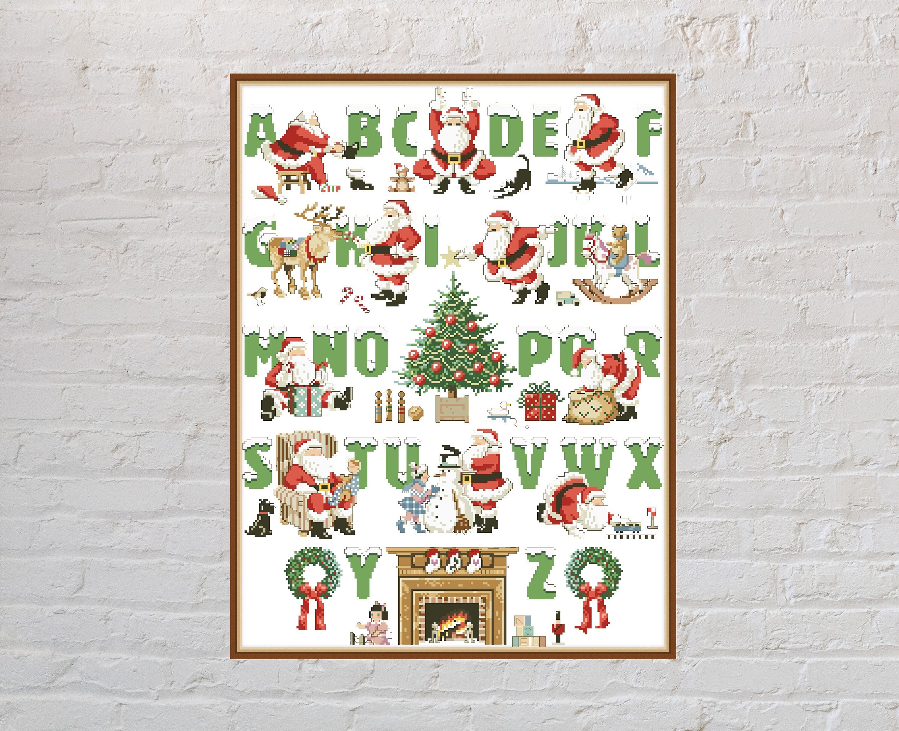 Holiday ABC Series: X is for Cross-Stitch - Make and Takes