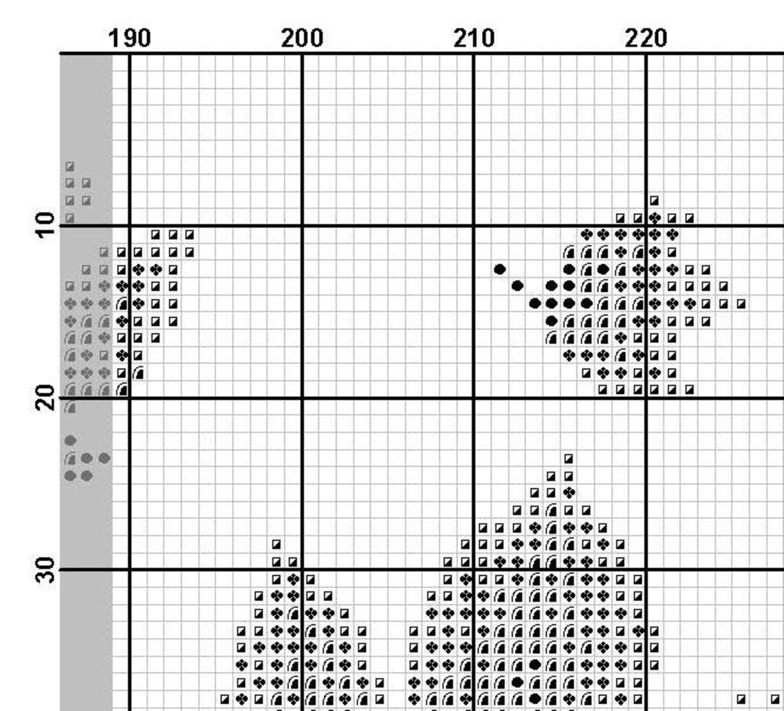 Cross Stitch Pattern Four Seasons Tree Nature Cross Stitch Etsy