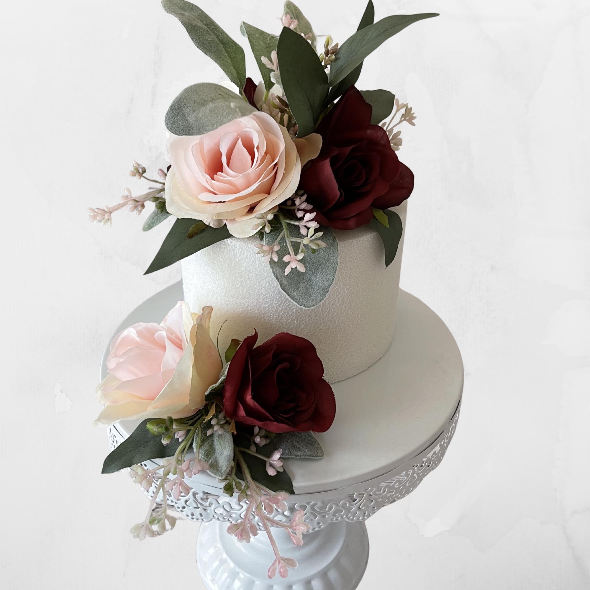 Rose Wedding Cake Topper