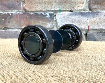 Handmade Repurposed Metal Door Handle: Painted Ball Bearing Knob