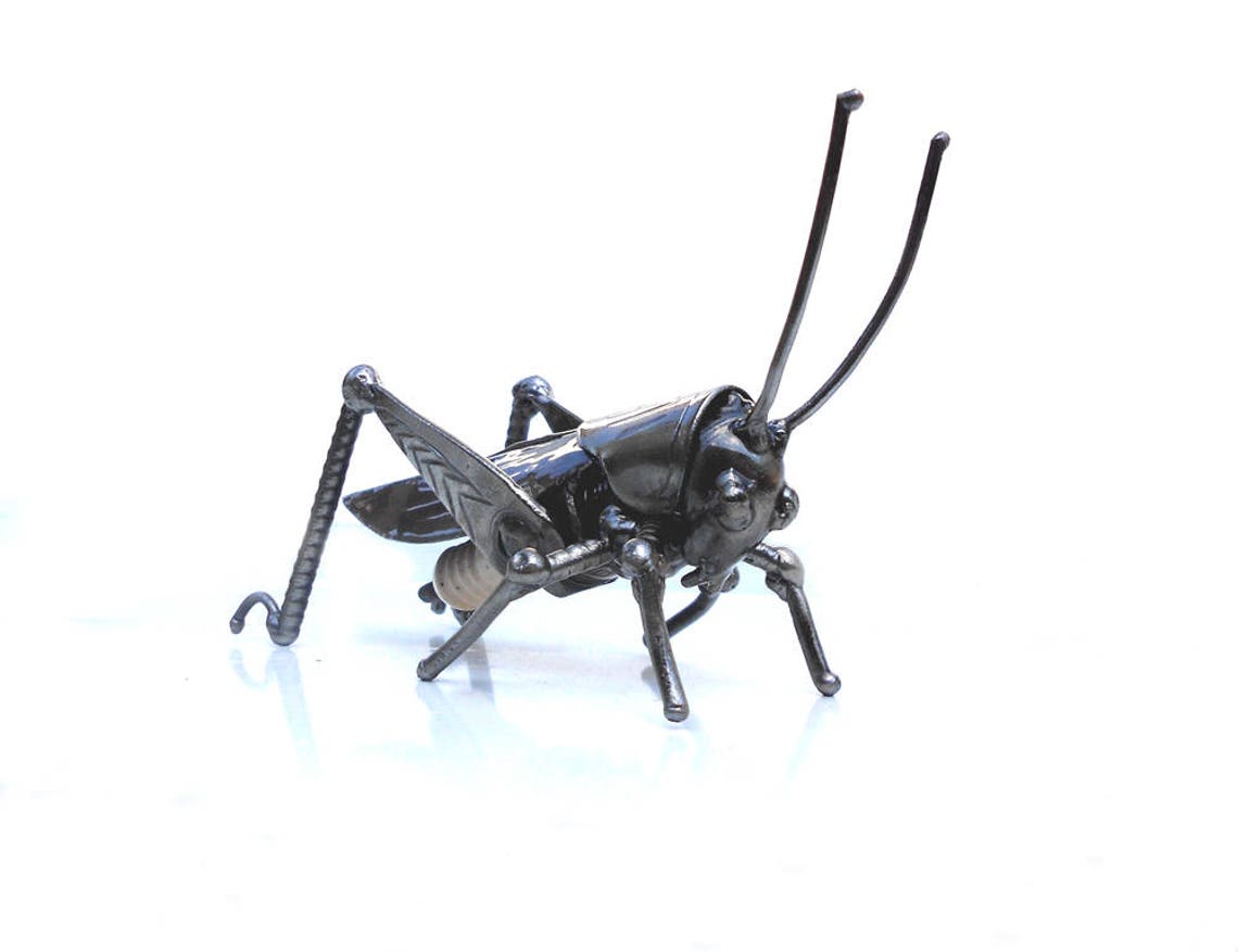 Grasshopper, Locusts, Rubber Insect, Realistic Figure, Lifelike, Model, Replica, Toy, Kids, Educational, Gift, 4 1/2" ABC10 B263