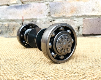 Handmade Repurposed Metal Door Handle: Painted Ball Bearing Knob