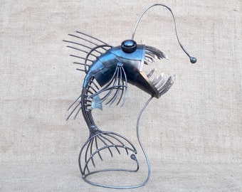 Angler Fish Sculpture | Etsy