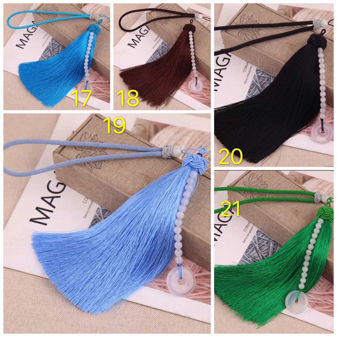 TB0431 32CM Chinese Tassels Pendant Numbers in the Pictures Etsy