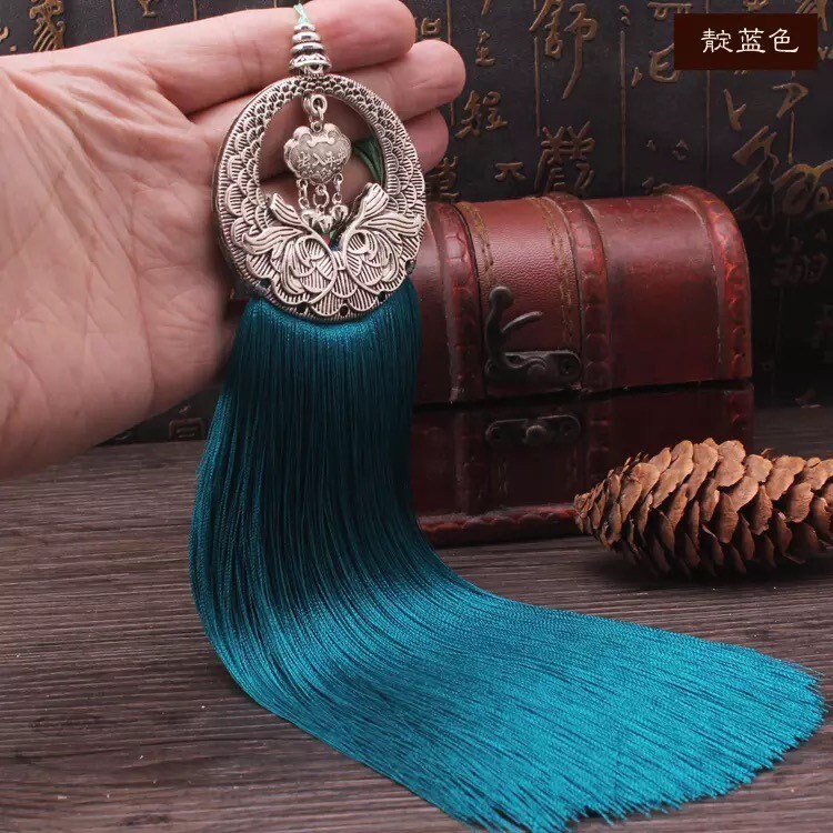 TB0175 25cm 1pcs/order Chinese Tassels Decorated With Flowers Etsy