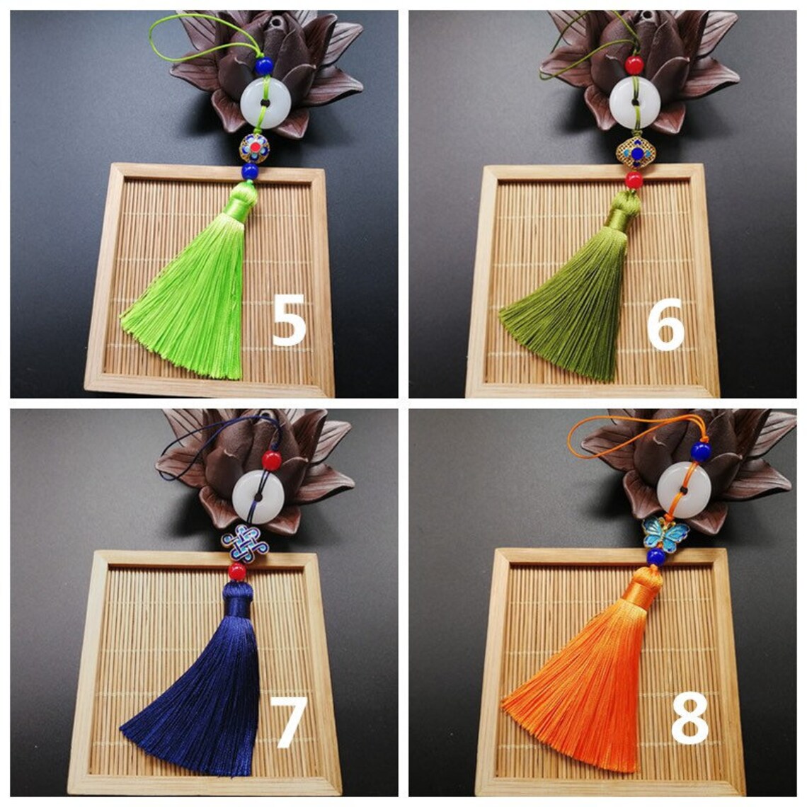 TB0255 1piece 19CM Chinese Tassels Pendant Decorated With Etsy