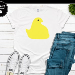 Peeps SVG | Easter SVG | Marshmallow | Chicken | Bunny | Rabbit | SVG | Instant Download | For Cricut, Silhouette, etc.