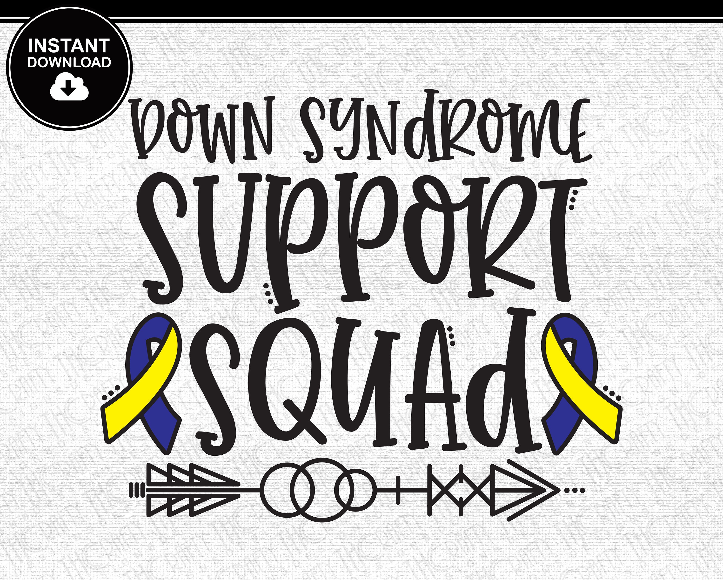 Down Syndrome Support Squad SVG Down Syndrome Awareness SVG | Etsy UK