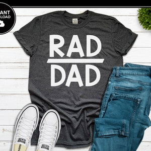 Papa Rad SVG | SVG fête des pères | Papa | radicale | Frais | Papa | SVG | Téléchargement instantané | Pour Cricut, Silhouette, etc.