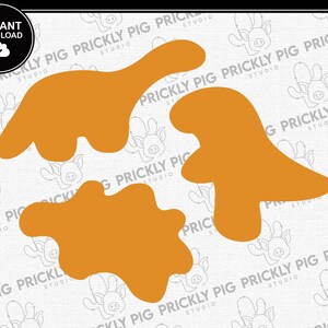 Dinosaur Nuggets SVG | Chicken Nuggets SVG | Dino | Nugs | Dinosaur ...