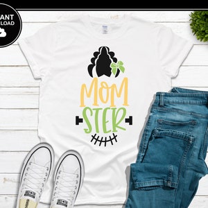 Momster SVG | Miss Frankenstein SVG | Halloween | Frankenstein | Mom | Bow | SVG | Instant Download | For Cricut, Silhouette, etc.