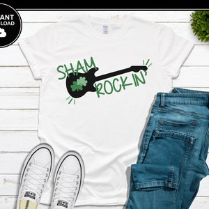 Sham Rockin’ SVG | St. Patrick’s Day SVG | Lucky | Rainbow | Clover | SVG | Instant Download | For Cricut, Silhouette, etc.