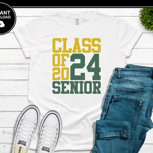 Class of 2024 Senior SVG | Graduation SVG | High School | Graduate | SVG | Instant Download | For Cricut, Silhouette, etc.
